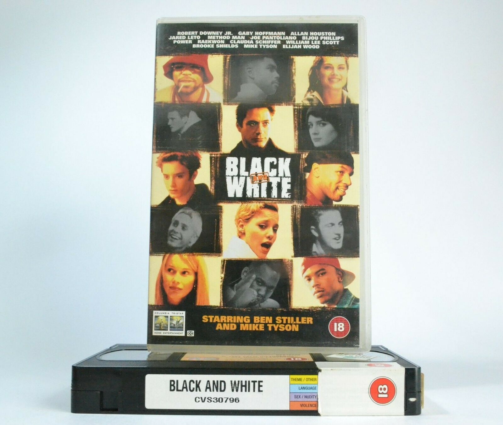 Black And White: M.Tyson/B.Stiller - Drama (1999) - Hip-Hop - Method Man - VHS-