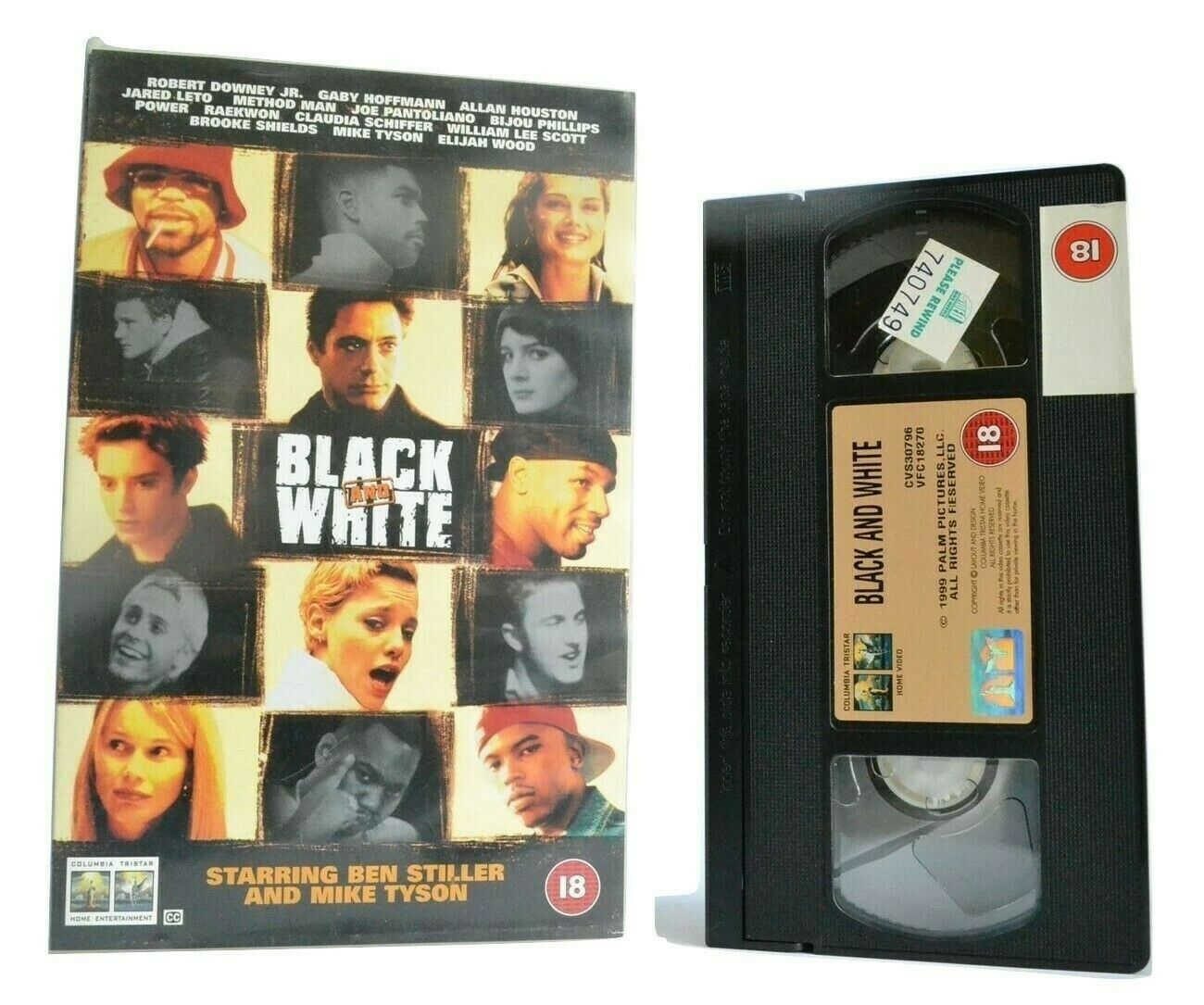 Black And White: M.Tyson/B.Stiller - Drama (1999) - Hip-Hop - Method Man - VHS-