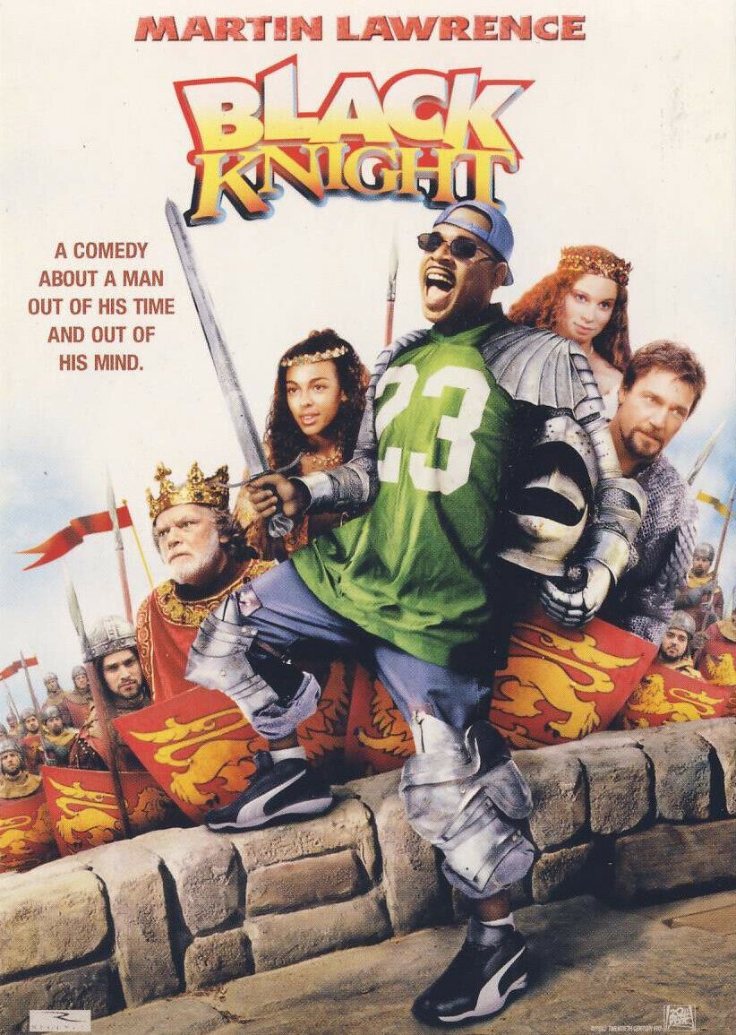 Black Knight; [Free Postcard] Comedy ( Large Box) Martin Lawrence - Pal VHS-