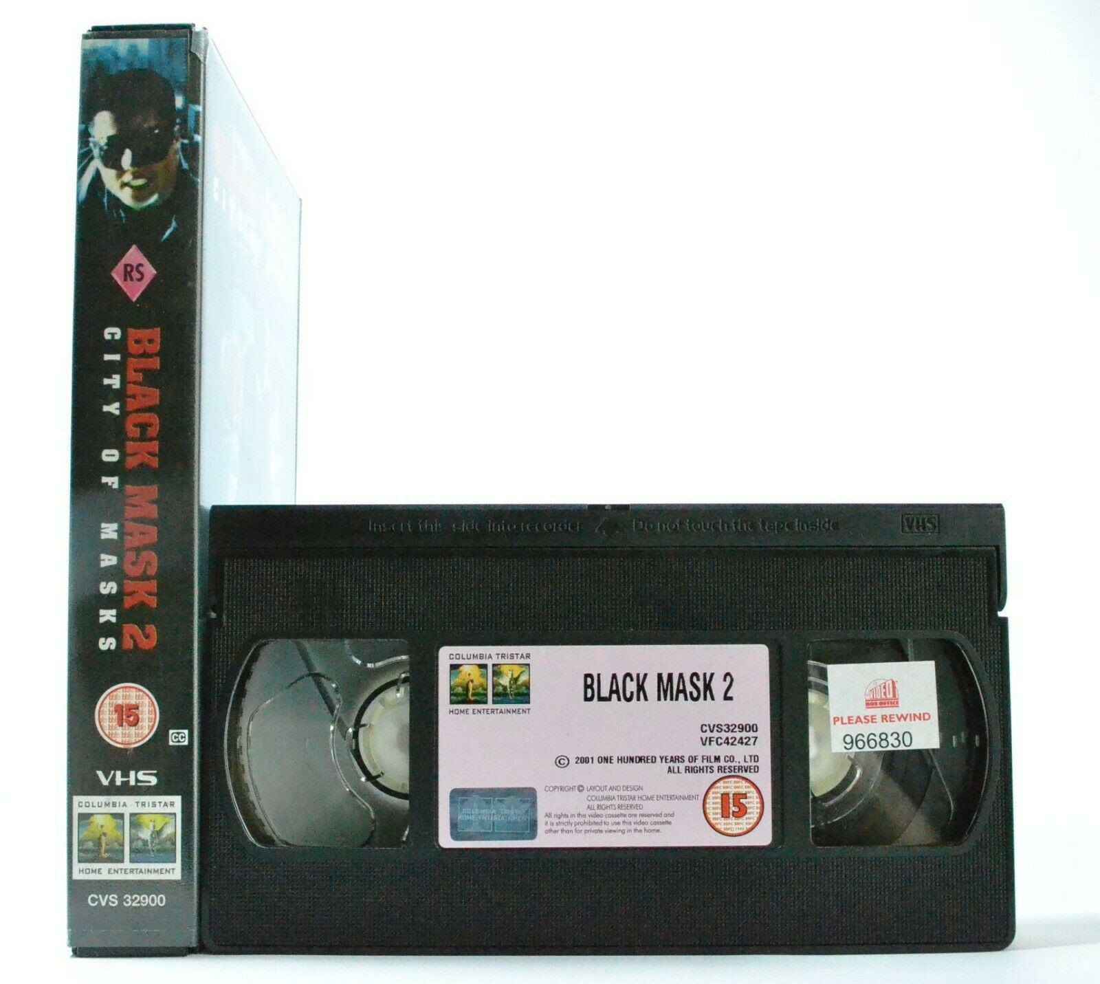 Black Mask 2:City Of Masks - Hong Kong Action Film - Large Box - Ex-Rental - VHS-