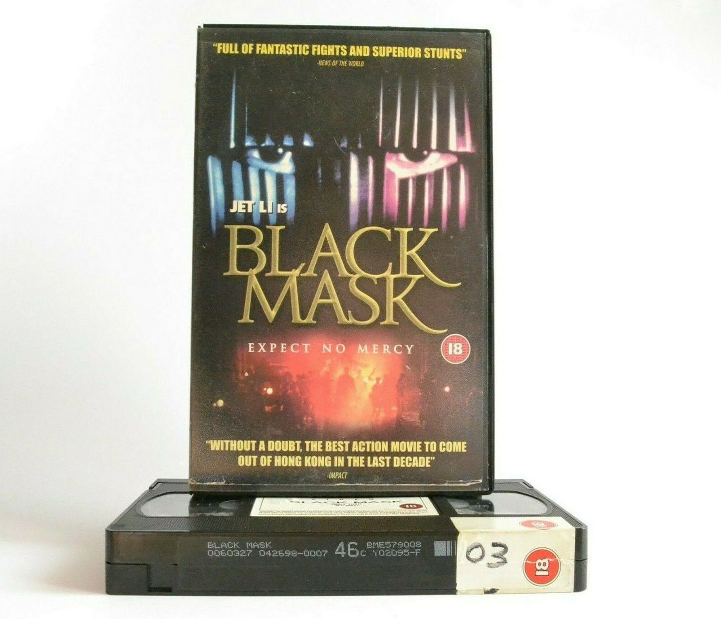 Black Mask: Action/Adventure - Large Box - Fantastic Fight/Superior Stunts - VHS-