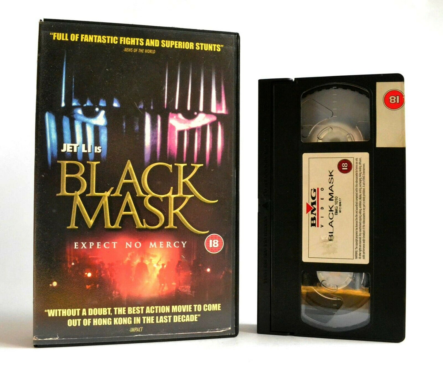 Black Mask: Action/Adventure - Large Box - Fantastic Fight/Superior Stunts - VHS-