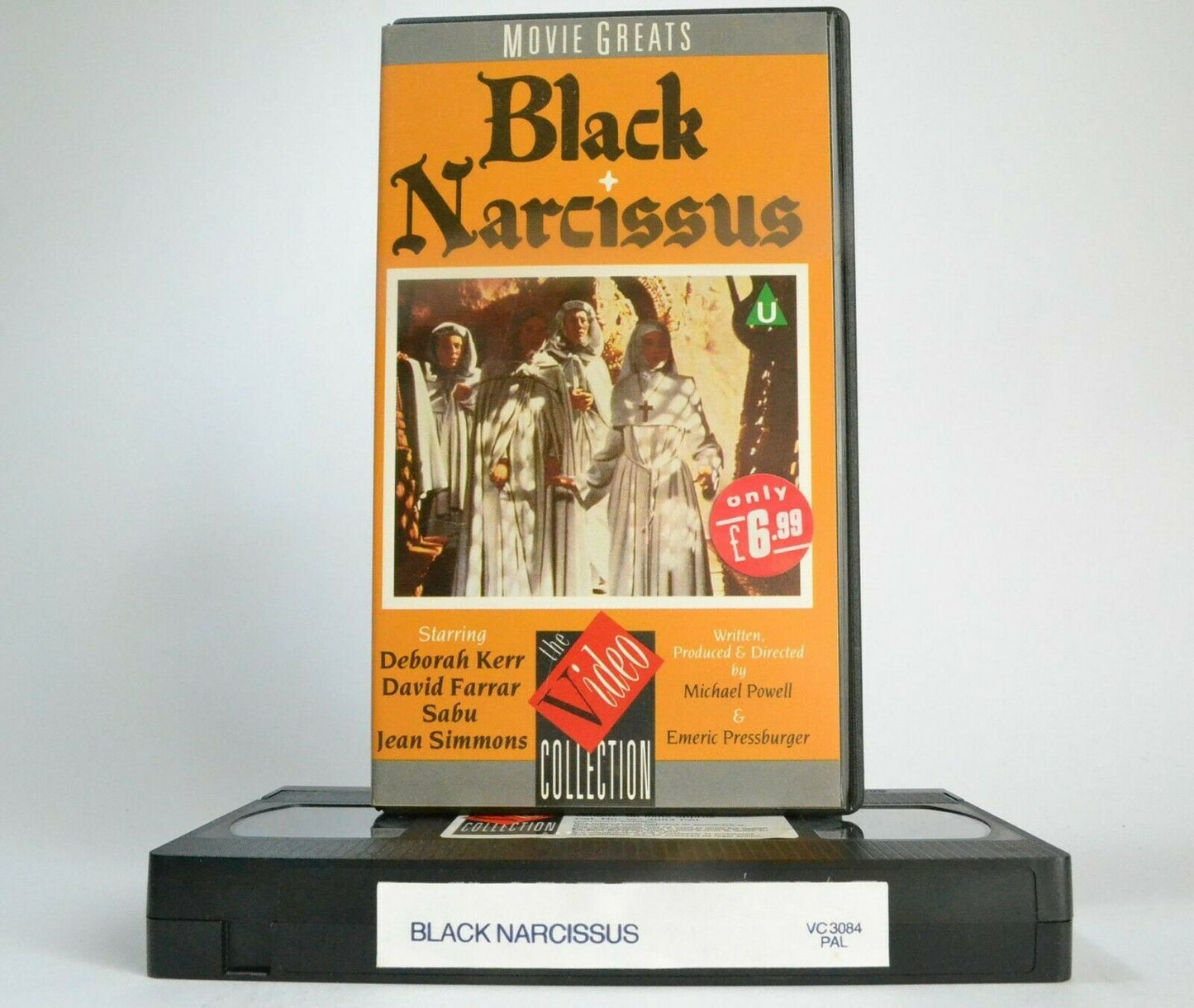 Black Narcissus (1941); [Rumer Godden]: Drama - Deborah Kerr/David Farrar - VHS-