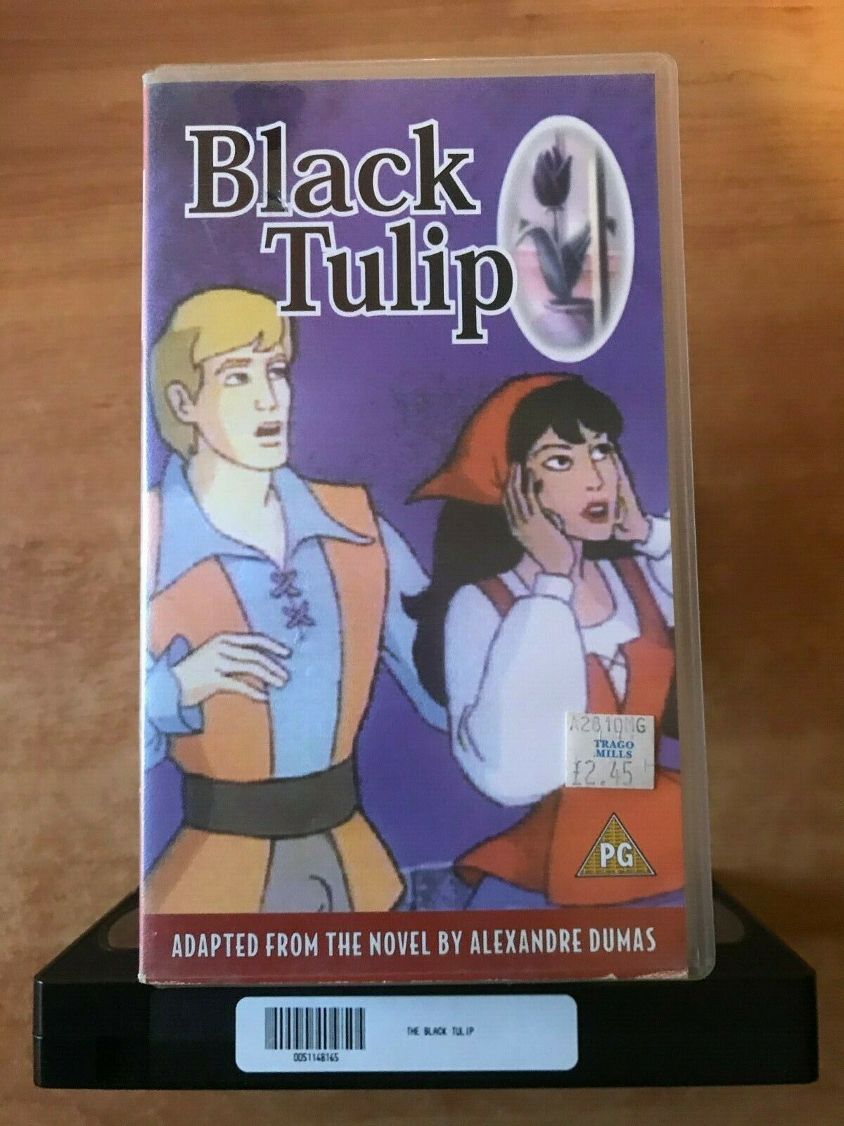 Black Tulip (1998); [Alexandre Dumas] Animated Adventures - Children's - Pal VHS-