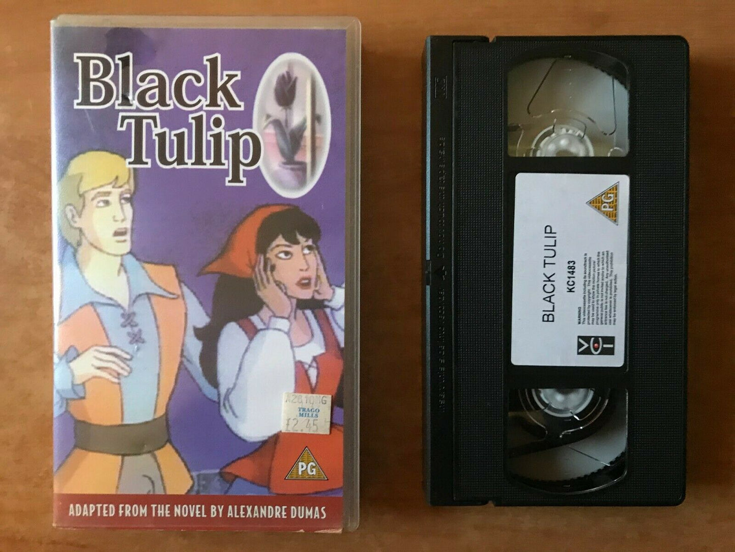 Black Tulip (1998); [Alexandre Dumas] Animated Adventures - Children's - Pal VHS-