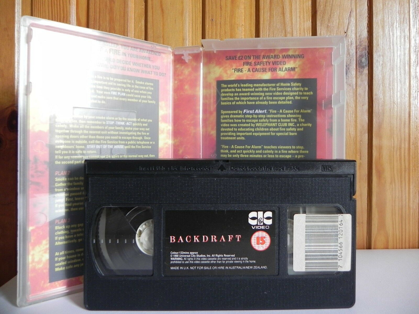 Blackdraft; [Ron Howard] - Disaster Drama - Kurt Russell / Robert De Niro - VHS-