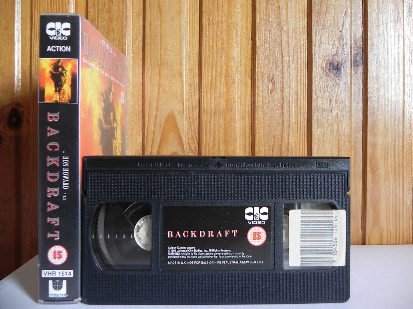 Blackdraft; [Ron Howard] - Disaster Drama - Kurt Russell / Robert De Niro - VHS-