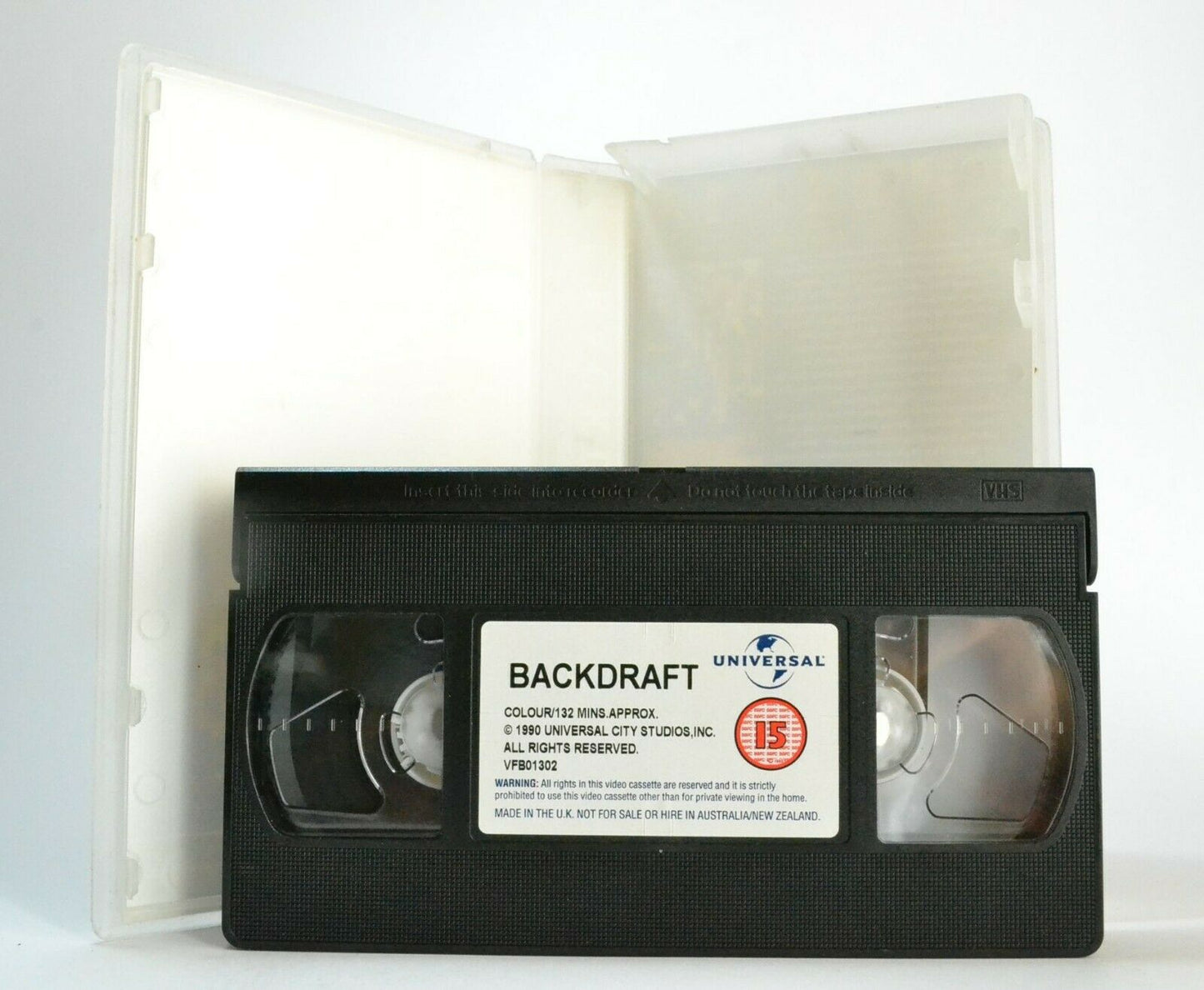 Blackdraft: Ron Howard - Disaster Drama - Kurt Russell/Robert De Niro - Pal VHS-