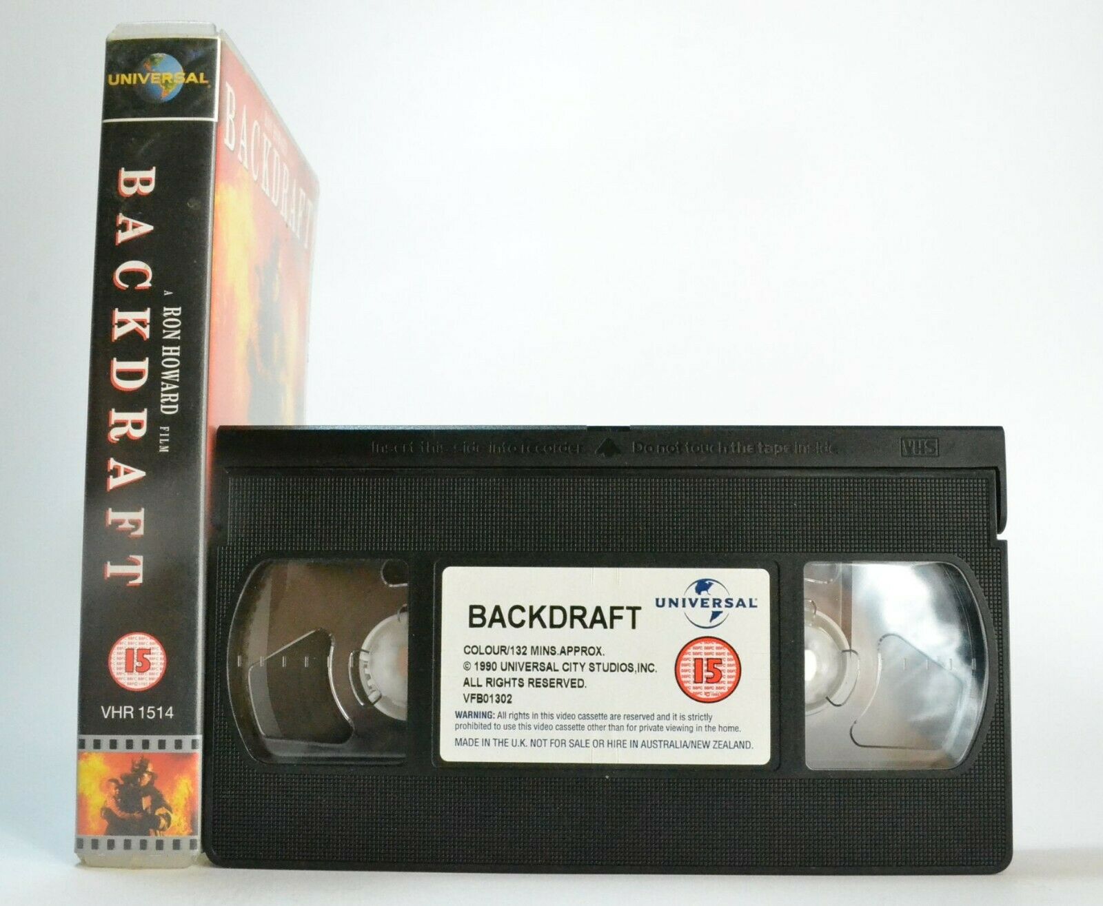 Blackdraft: Ron Howard - Disaster Drama - Kurt Russell/Robert De Niro - Pal VHS-