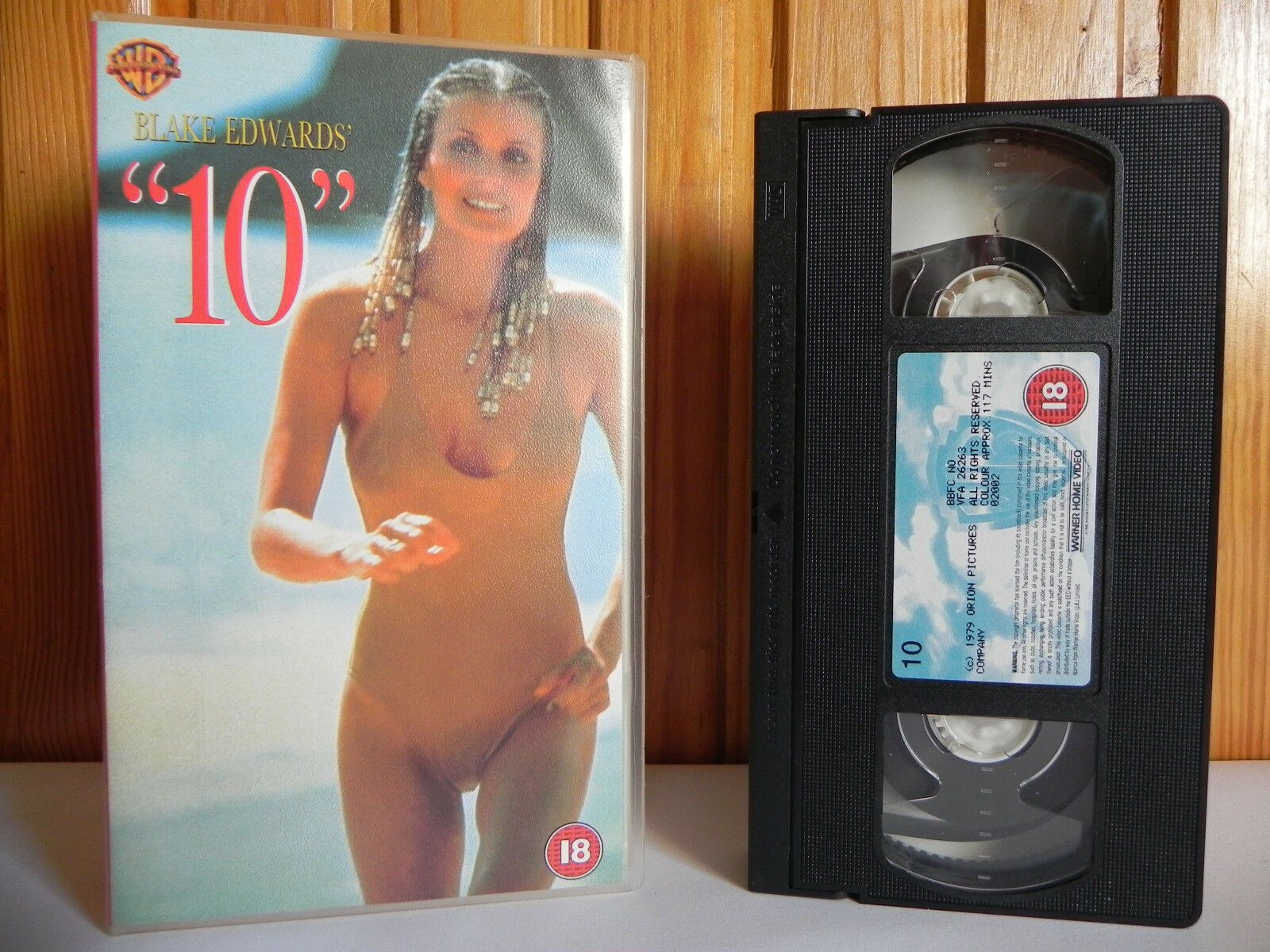 Blake Edwards' 10 - Warner Home - Comedy - Dudley Moore - Bo Derek - Pal VHS-