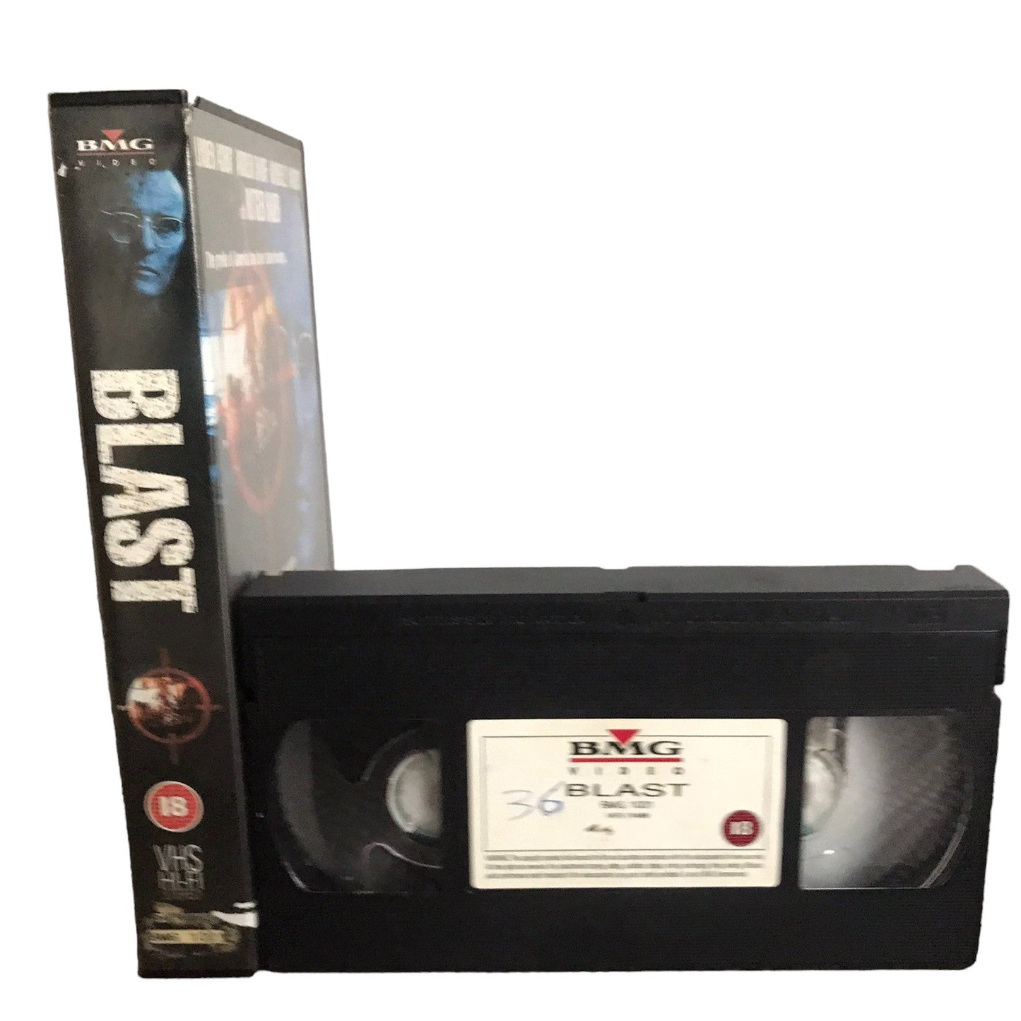 Blast - Linden Ashby - BMG Video - Large Box - Pal - VHS-