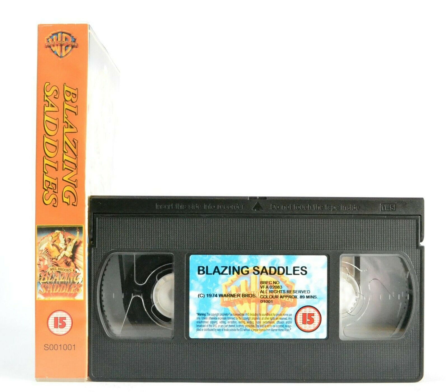 Blazing Saddles: A M.Brooks Film (1974) - Satirical Western - Gene Wilder - VHS-