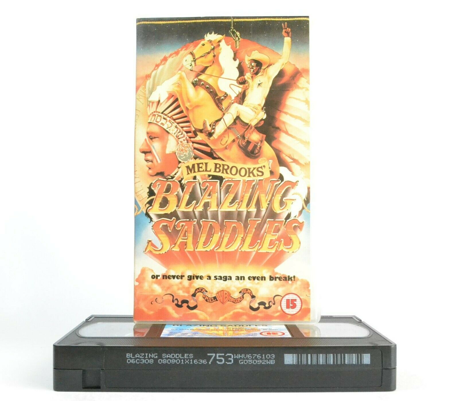 Blazing Saddles: A M.Brooks Film (1974) - Satirical Western - Gene Wilder - VHS-