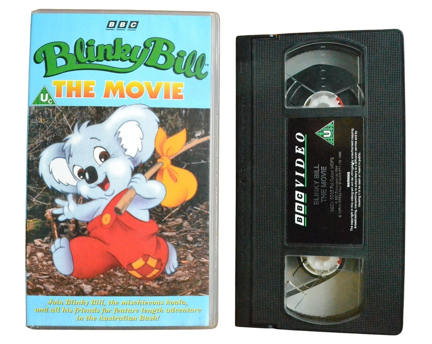 Blinky Bill The Movie - Ryan Kwanten - Children’s - Pal VHS-