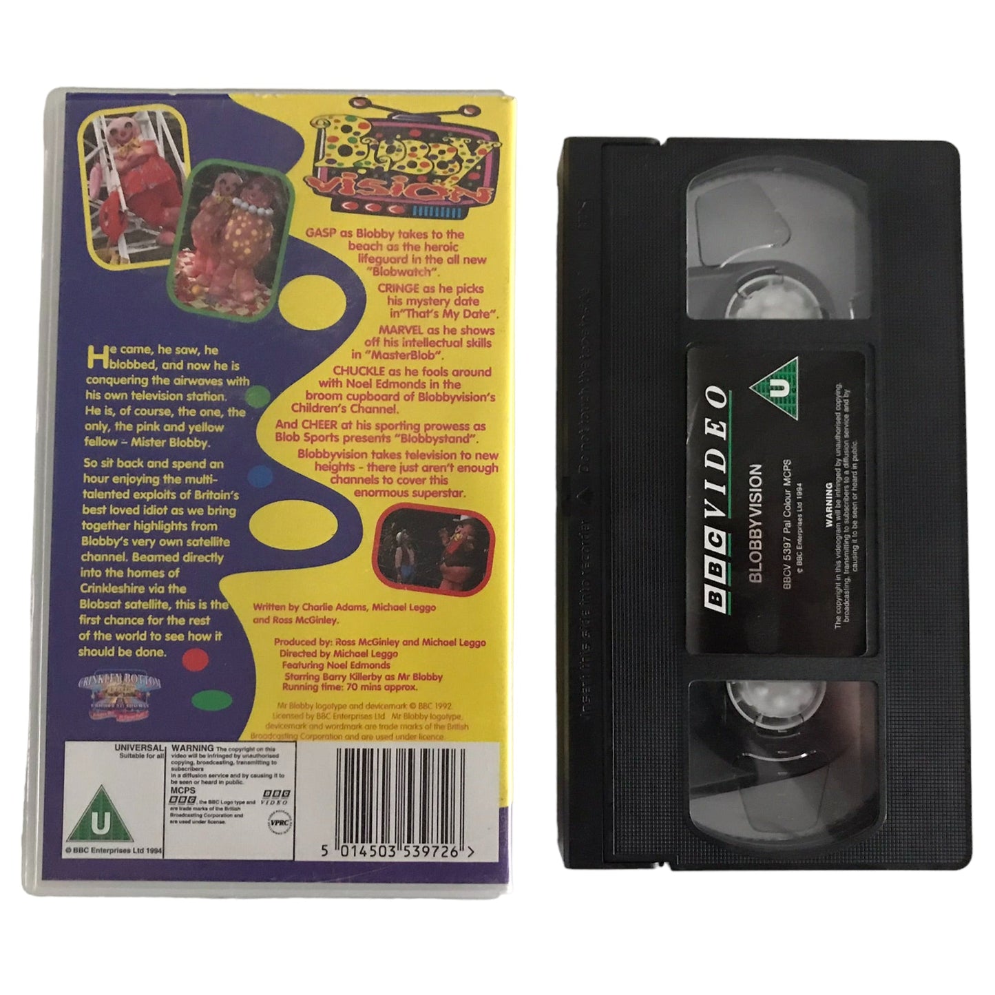 Blobby Vision - BBC Video - BBCV5397 - Kids - Pal - VHS-