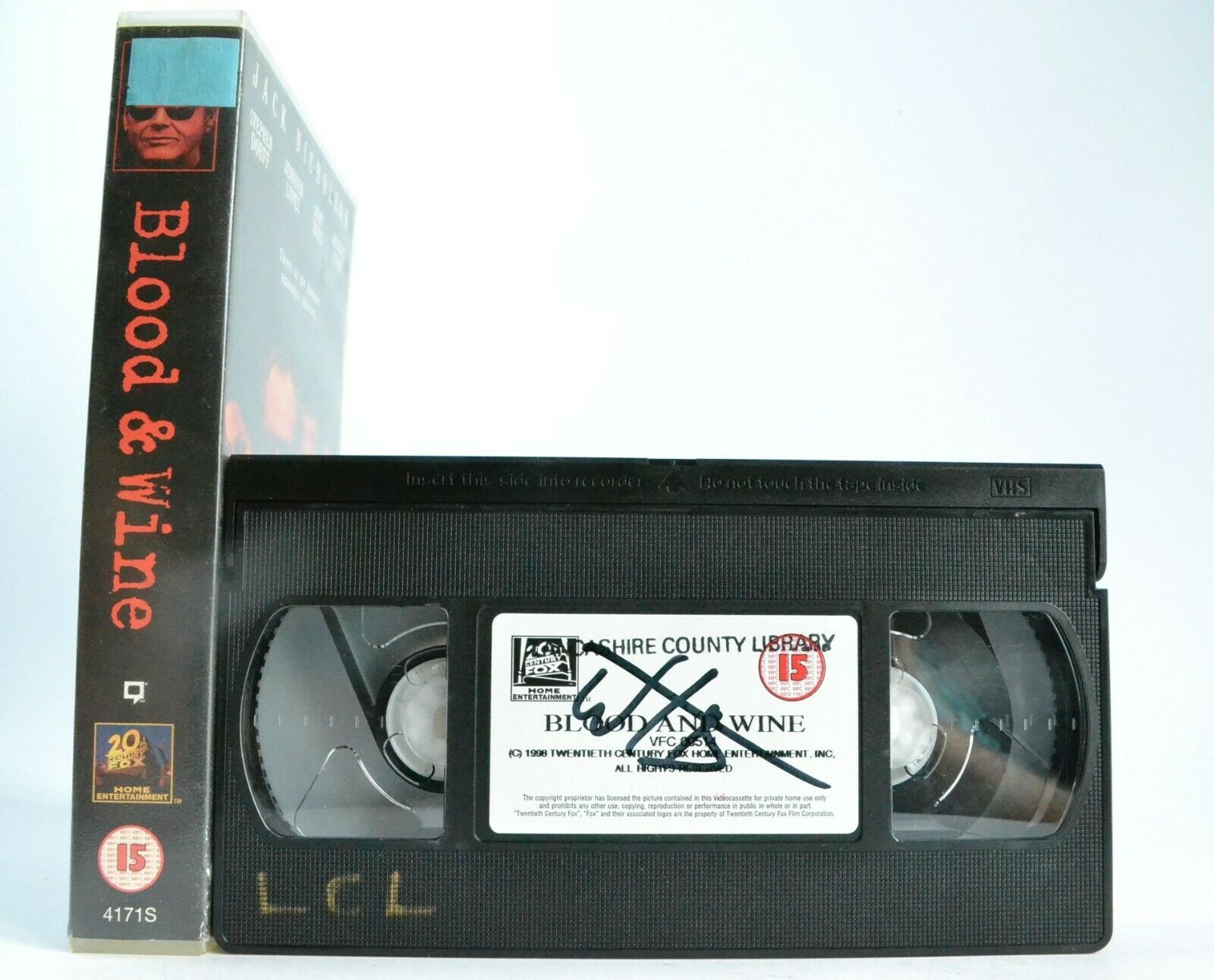 Blood And Wine: Unbelievable Crime Thriller - With Jack Nicholson - A Pal VHS-