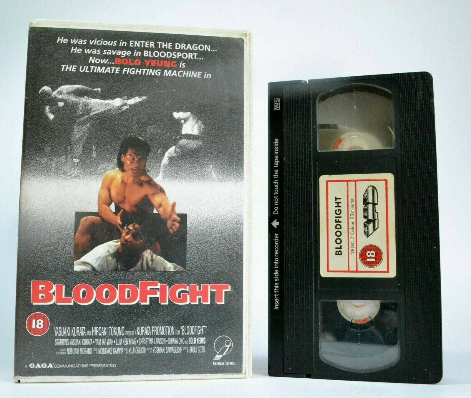 Bloodfight: AKA "FinalFight" (1989) - Bolo Yeung - VPD Martial Arts Video - VHS-