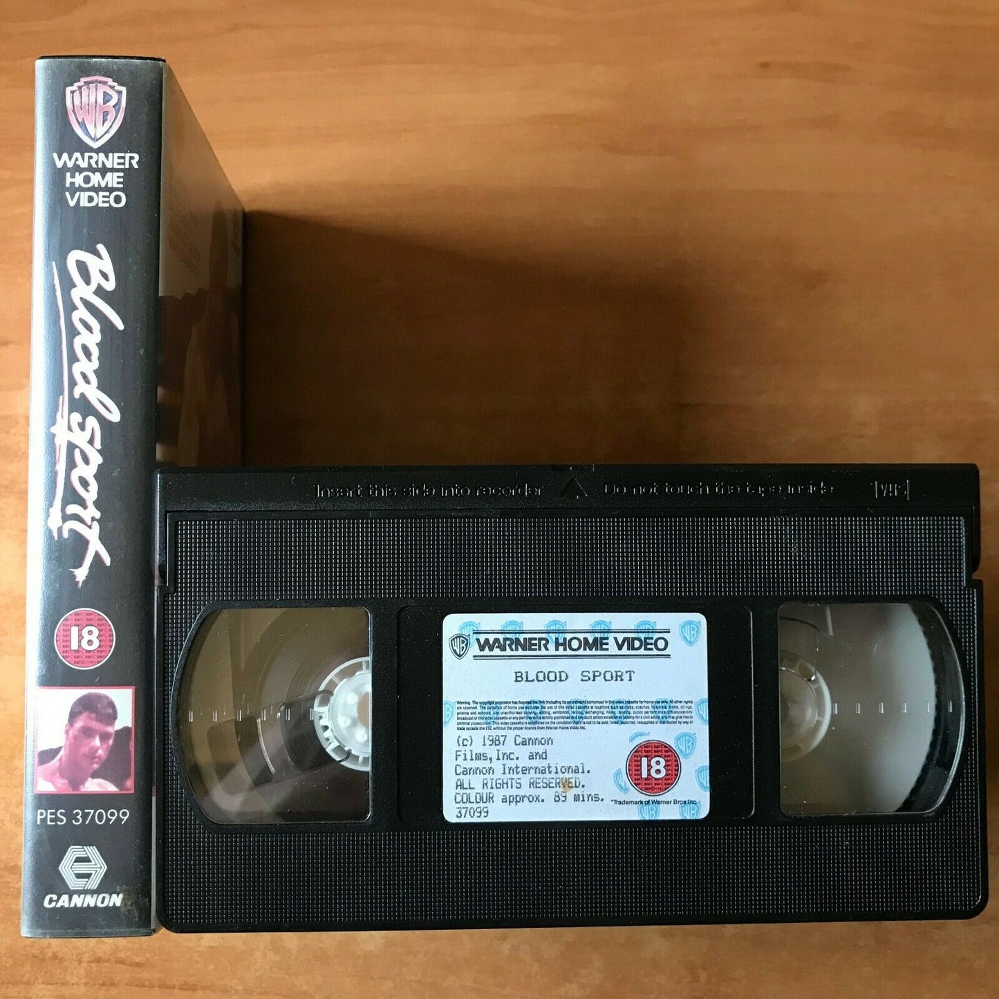 Bloodsport (1988): Van Damme Vs. Bolo Yeung - Cult Martial Arts Action - Pal VHS-