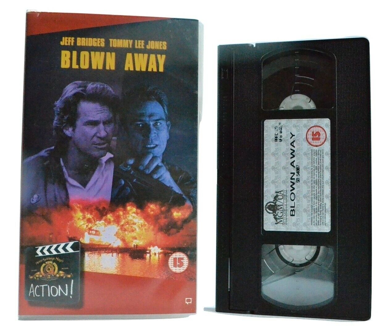 Blown Away (1994) - Action Thriller - Jeff Bridges/Tommy Lee Jones- Pal VHS-