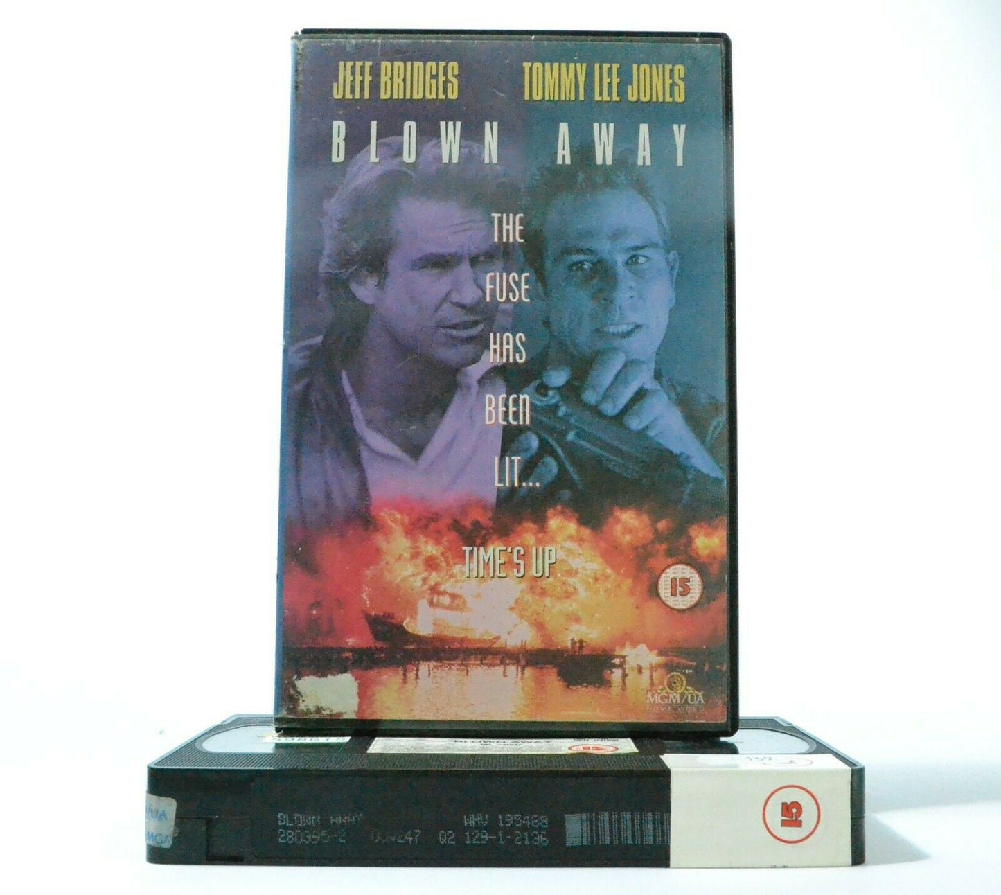 Blown Away: J.Bridges/T.Lee Jones - Action/Thriller (1994) - Large Box - Pal VHS-