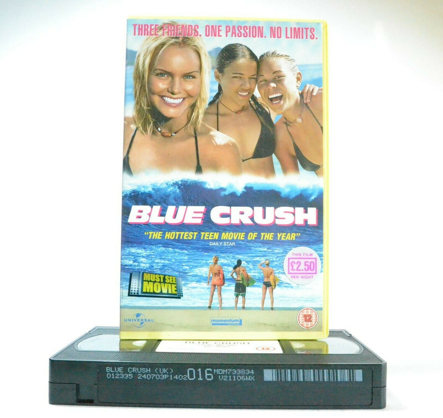 Blue Crush: Sports Surfing - Teen Movie (2002) - Large Box - M.Rodriguez - VHS-