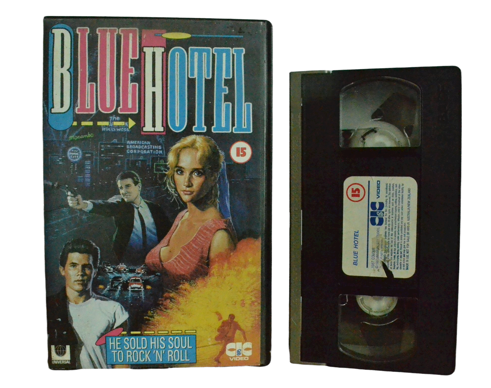 Blue Hotel - Dimitri Basil - Universal - Vintage - Pal VHS-