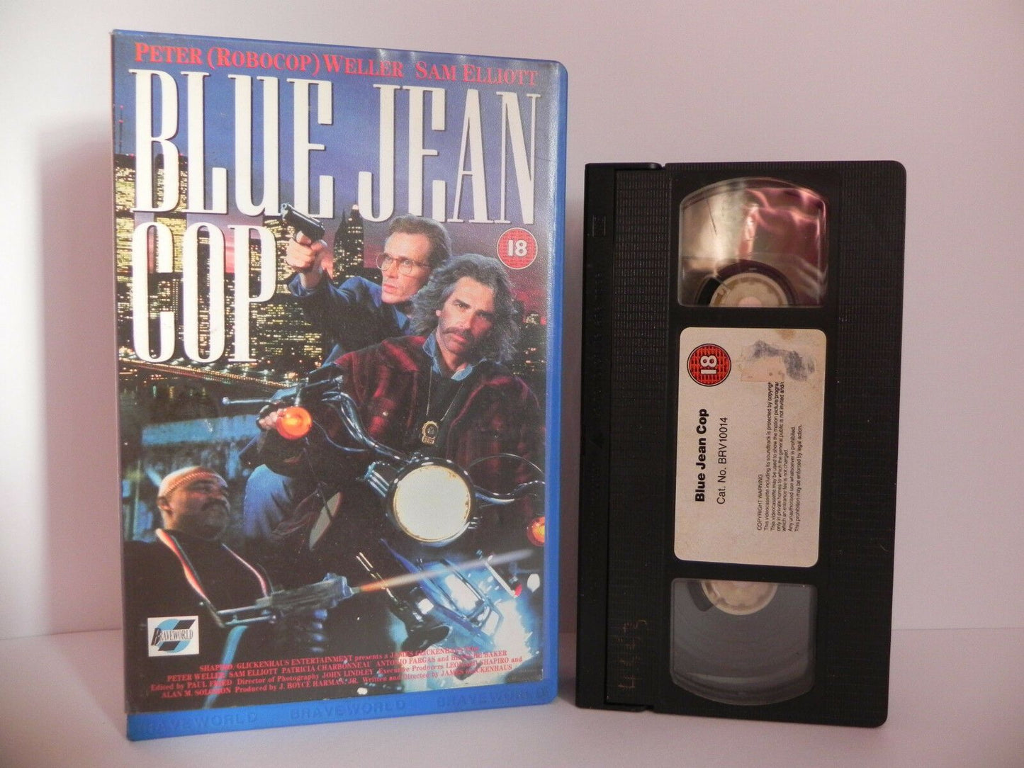 Blue Jean Cop - Peter (Robocop) Weller - Big Box - Ex-Rental Video - 10014 - VHS-