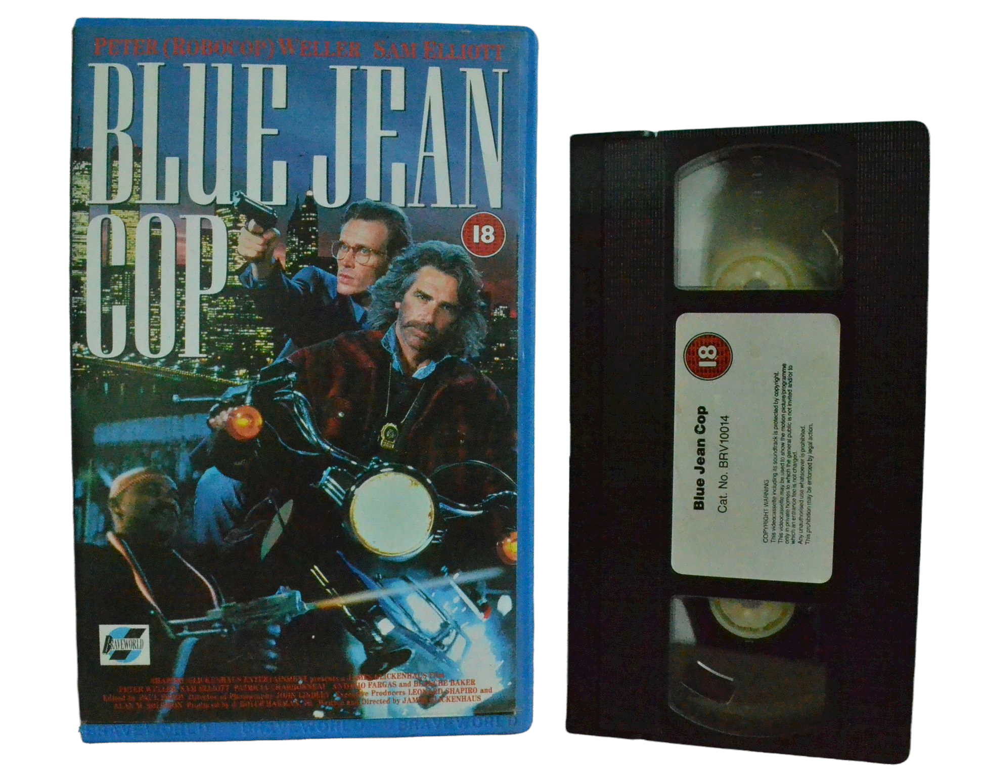 Blue Jean Cop - Peter Wellar - Universal - Vintage - Pal VHS-