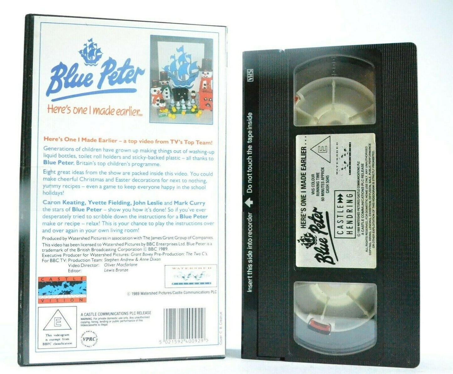 Blue Peter: Here's One I Made Earlier - British Children's Programme - Pal VHS-