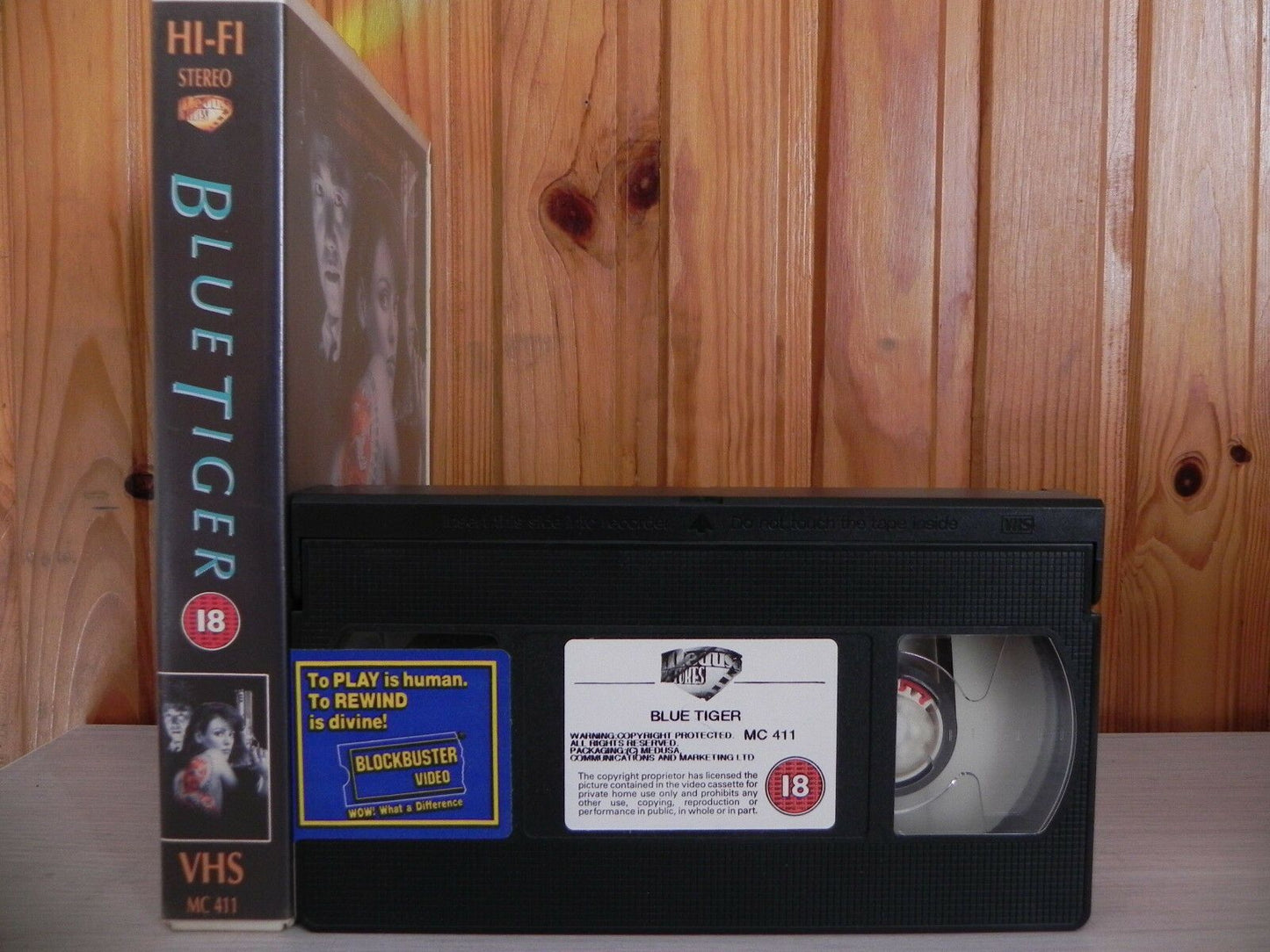 Blue Tiger - American Yakuza - Medusa - Ex-Rental Video - Action Thriller - VHS-