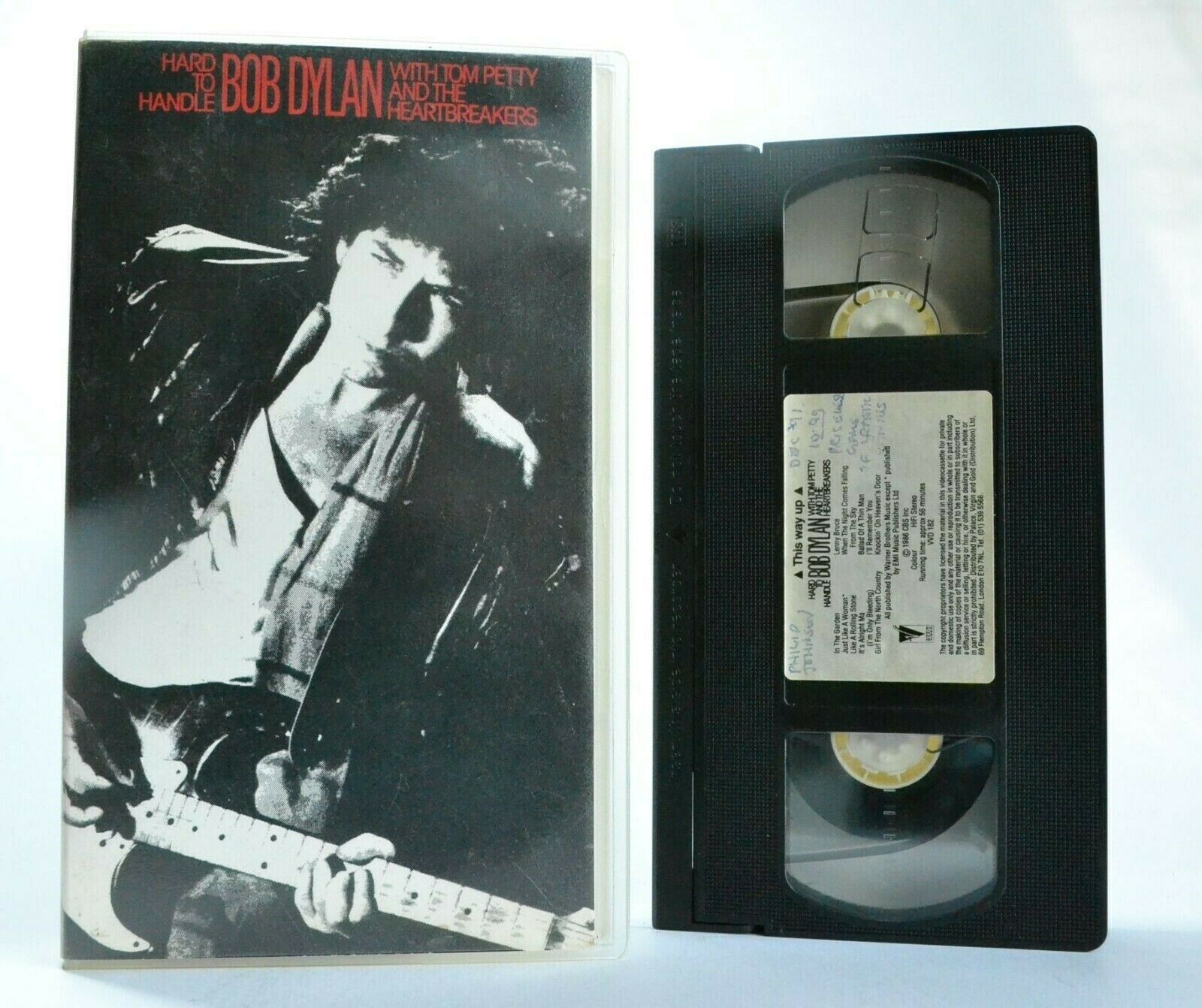 Bob Dylan/Tom Petty And Heartbrakes: Hard To Handle - Live Performance - Pal VHS-