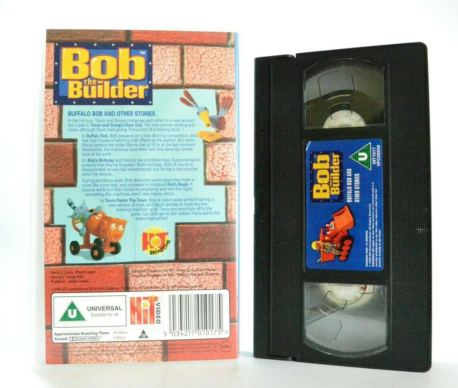 Bob The Builder: Buffalo Bob And Other Stories - Classic Children's Series - VHS-