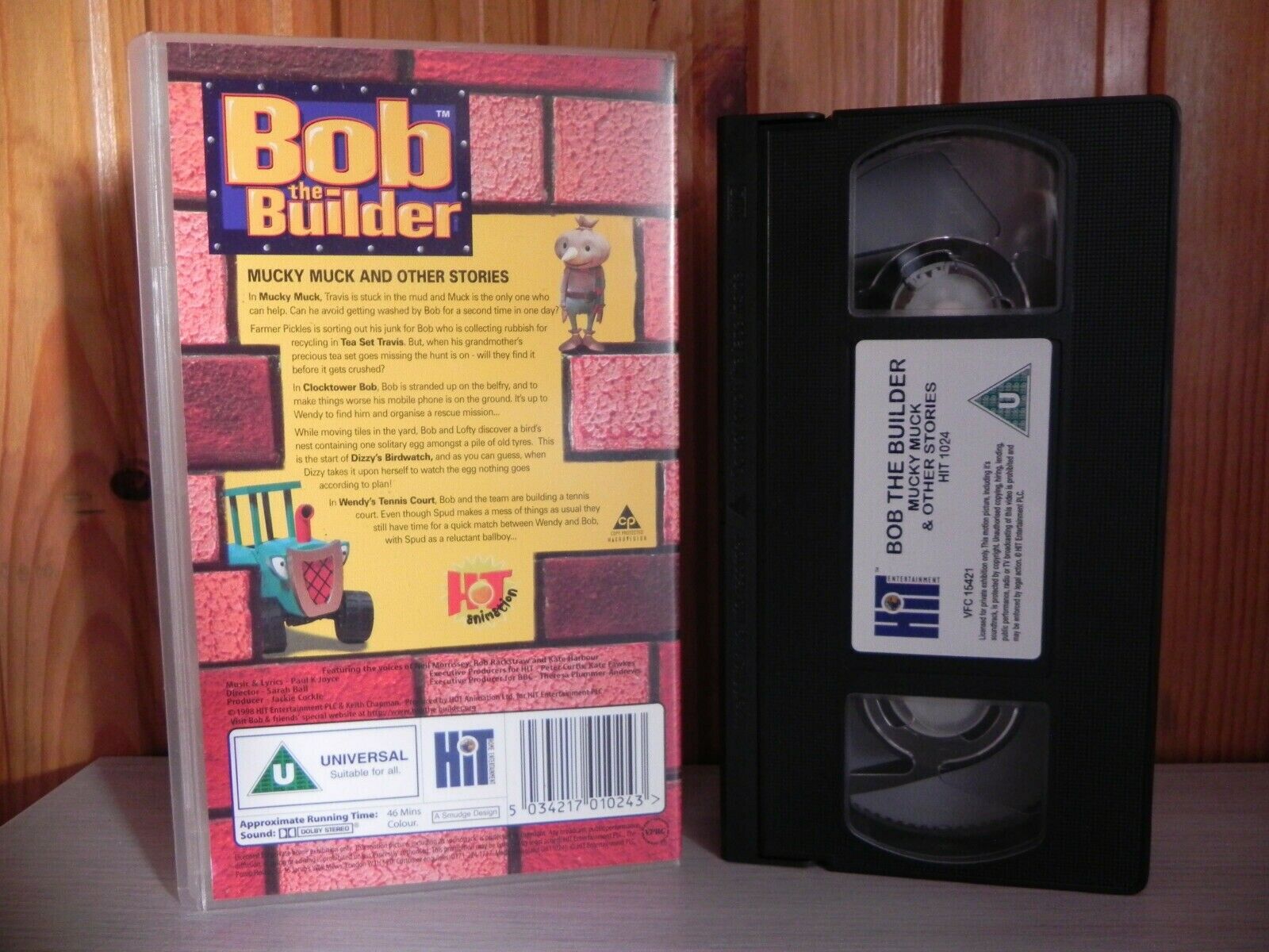 Bob The Builder: Mucky Muck And Other Storied - Animated - Children's - Pal VHS-