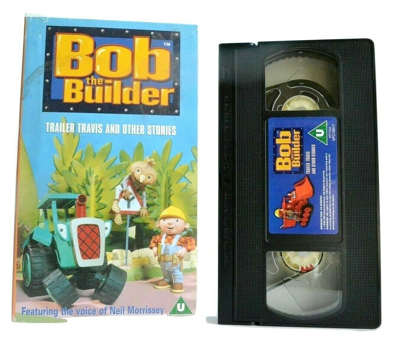 Bob The Builder: Trailer Travis And Other Stories - Animated - Children's - VHS-