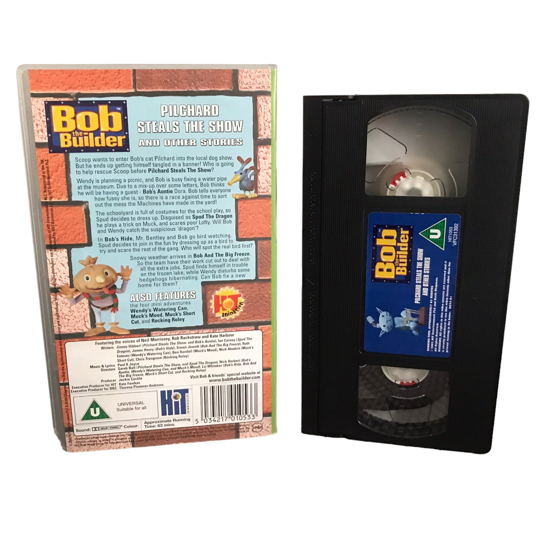 Bob the Builder - Pilchard Steals The Show - Neil Morrissey - Hit Entertainmet - Childrens - Pal - VHS-