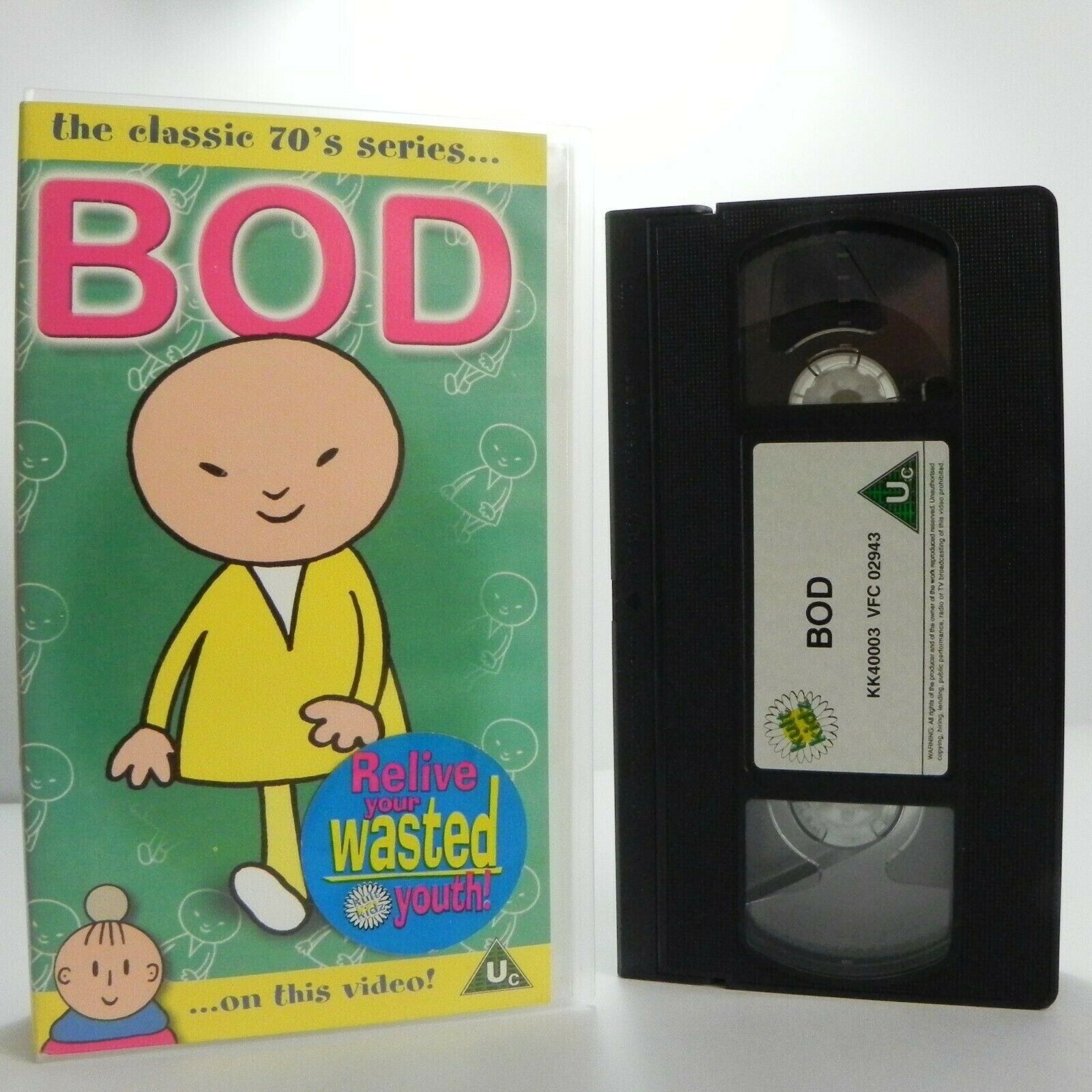 Bod - Classic 70' Series - 13 Episodes - Children's TV Animation - Pal VHS-