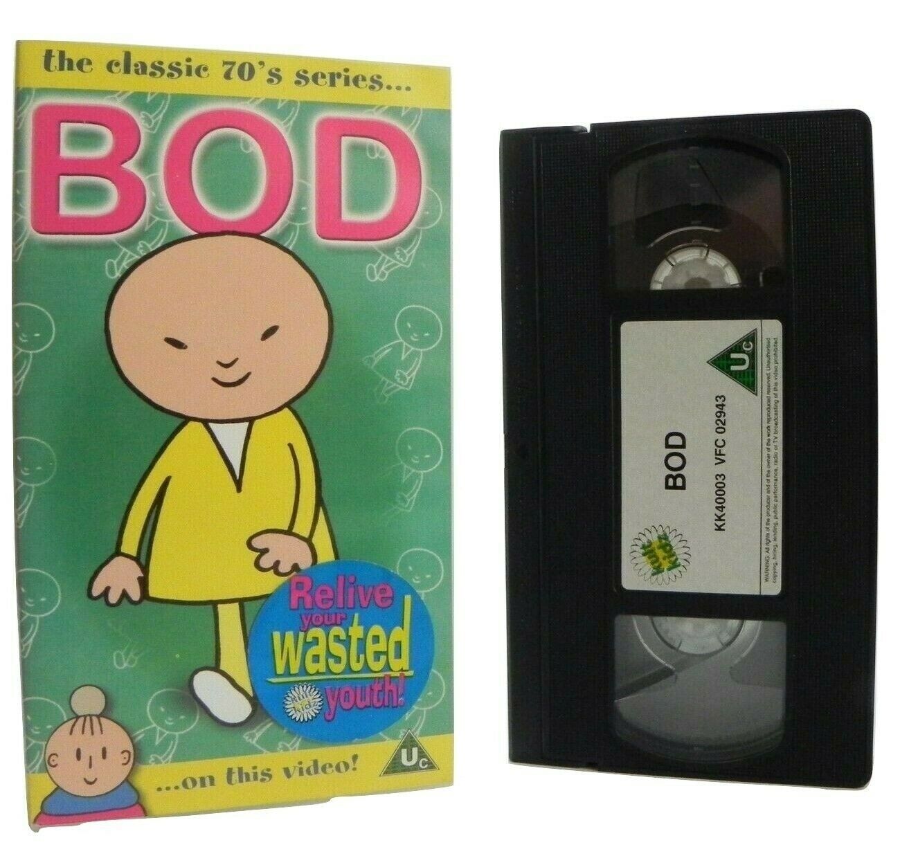 Bod - Classic 70' Series - 13 Episodes - Children's TV Animation - Pal VHS-