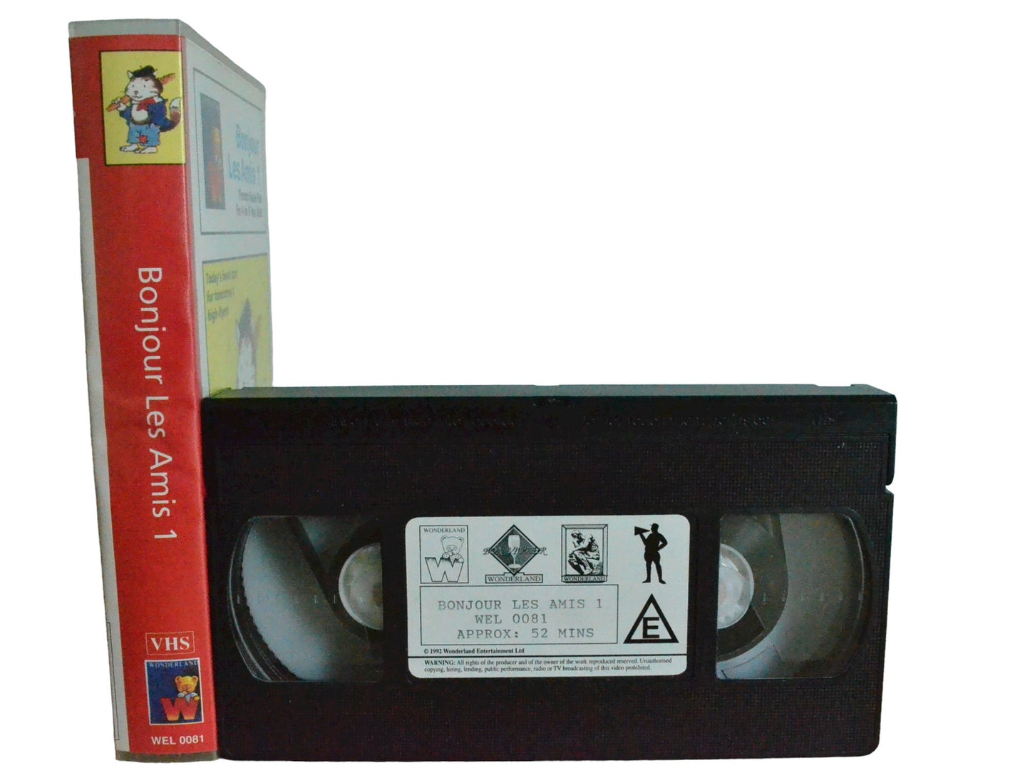 Bonjour Les Amis 1 - Wonderland - Childrens - PAL - VHS-