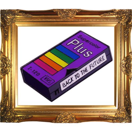 Bonus Enamel Pin - Bring VHS Back To The Future-VIDEO SHOP-