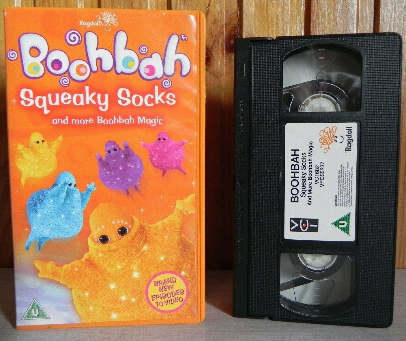 Boobah: Squeaky Socks - 3 Episodes - Animated - Educational - Children's - VHS-