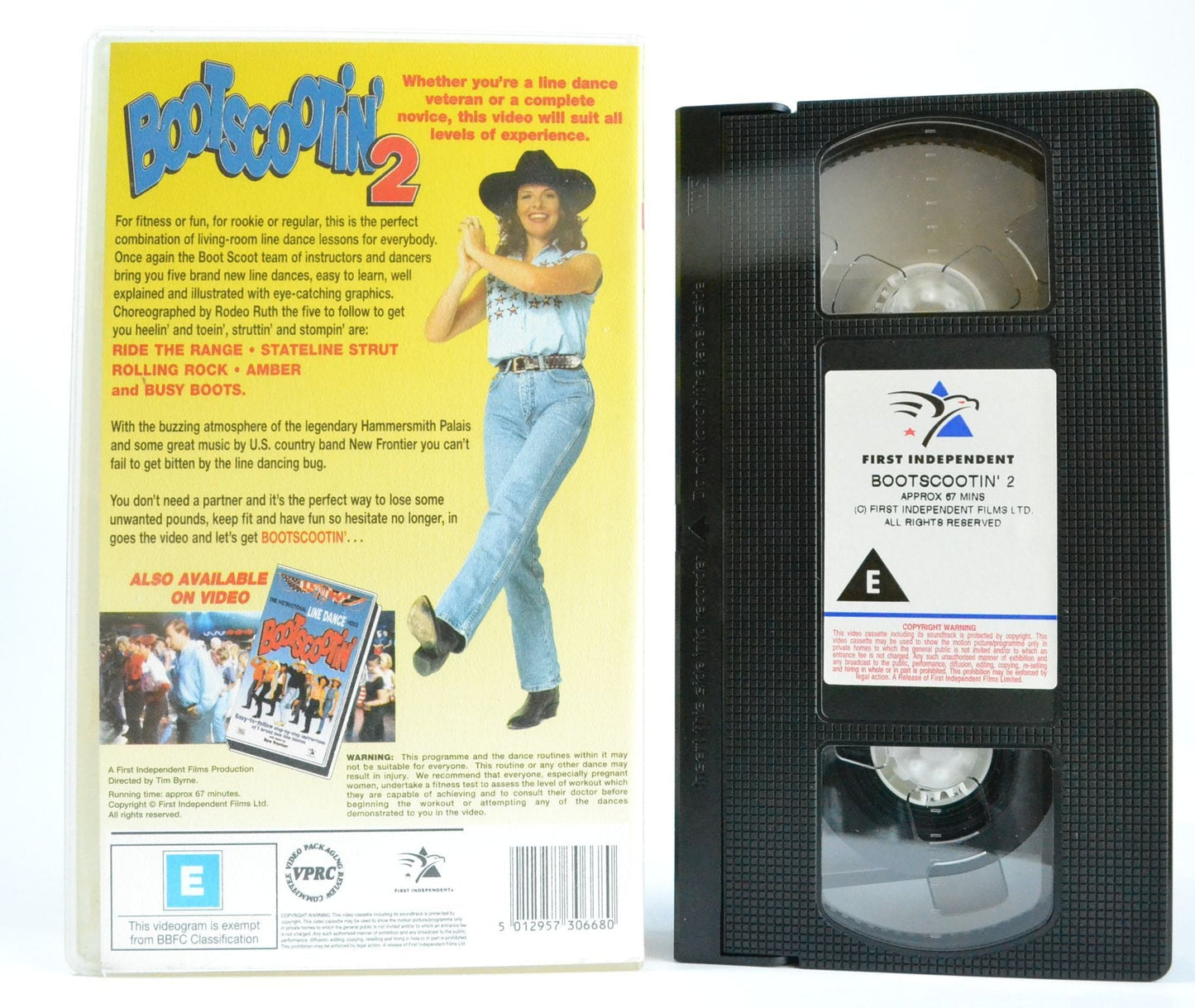 Bootscootin’ 2: Instructional Line Dance [New Frontier] Music - Rodeo Ruth - VHS-