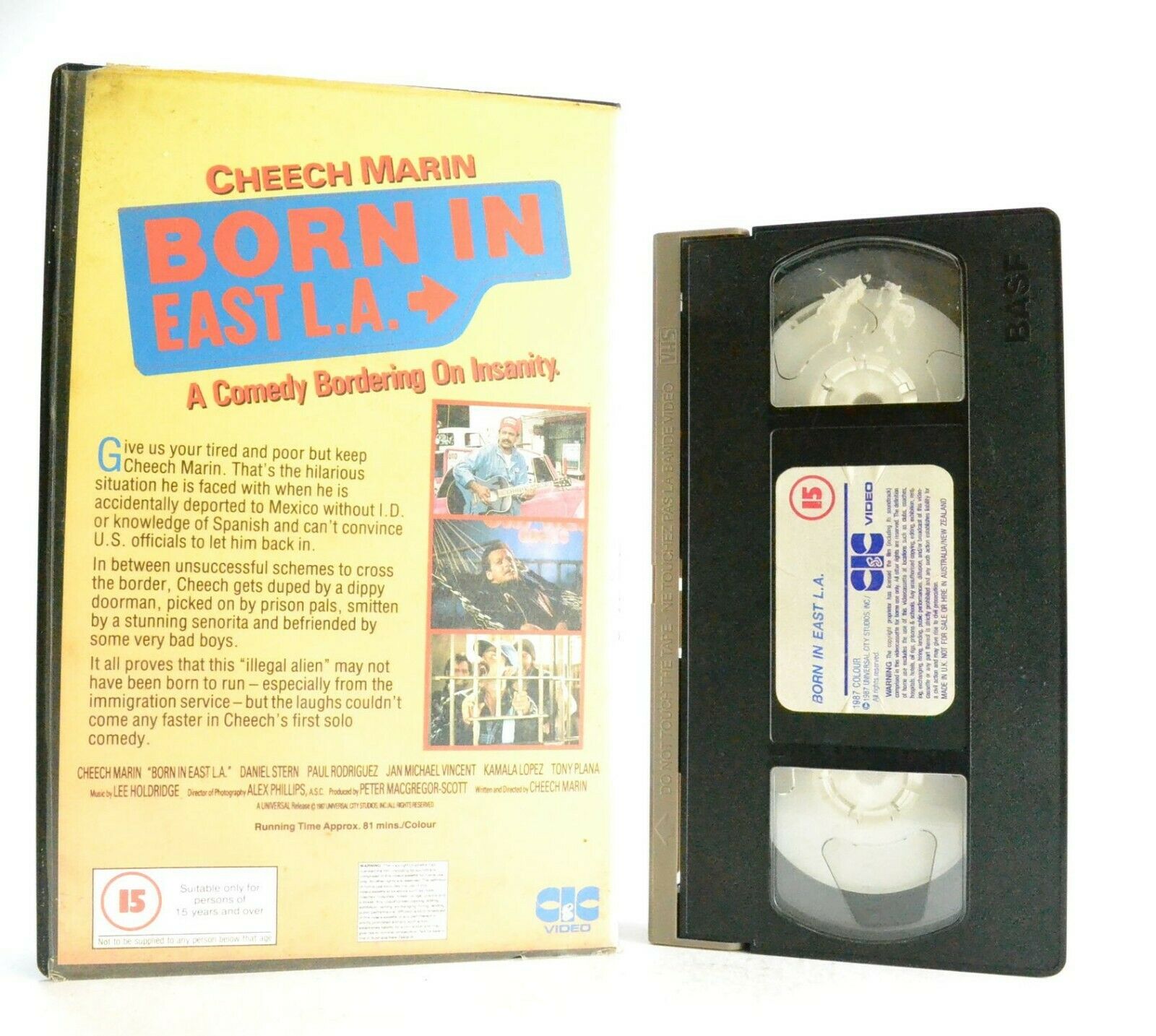 Born In East L.A.: A Cheech Marin Film - Comedy - Large Box - Pre-Cert - Pal VHS-