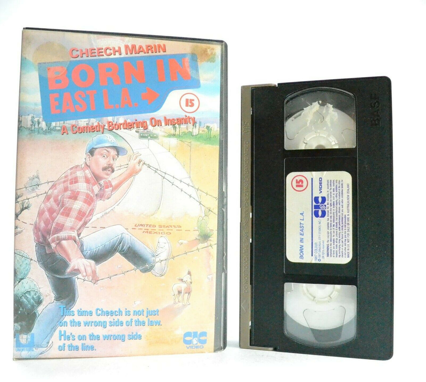 Born In East L.A.: A Cheech Marin Film - Comedy - Large Box - Pre-Cert - Pal VHS-