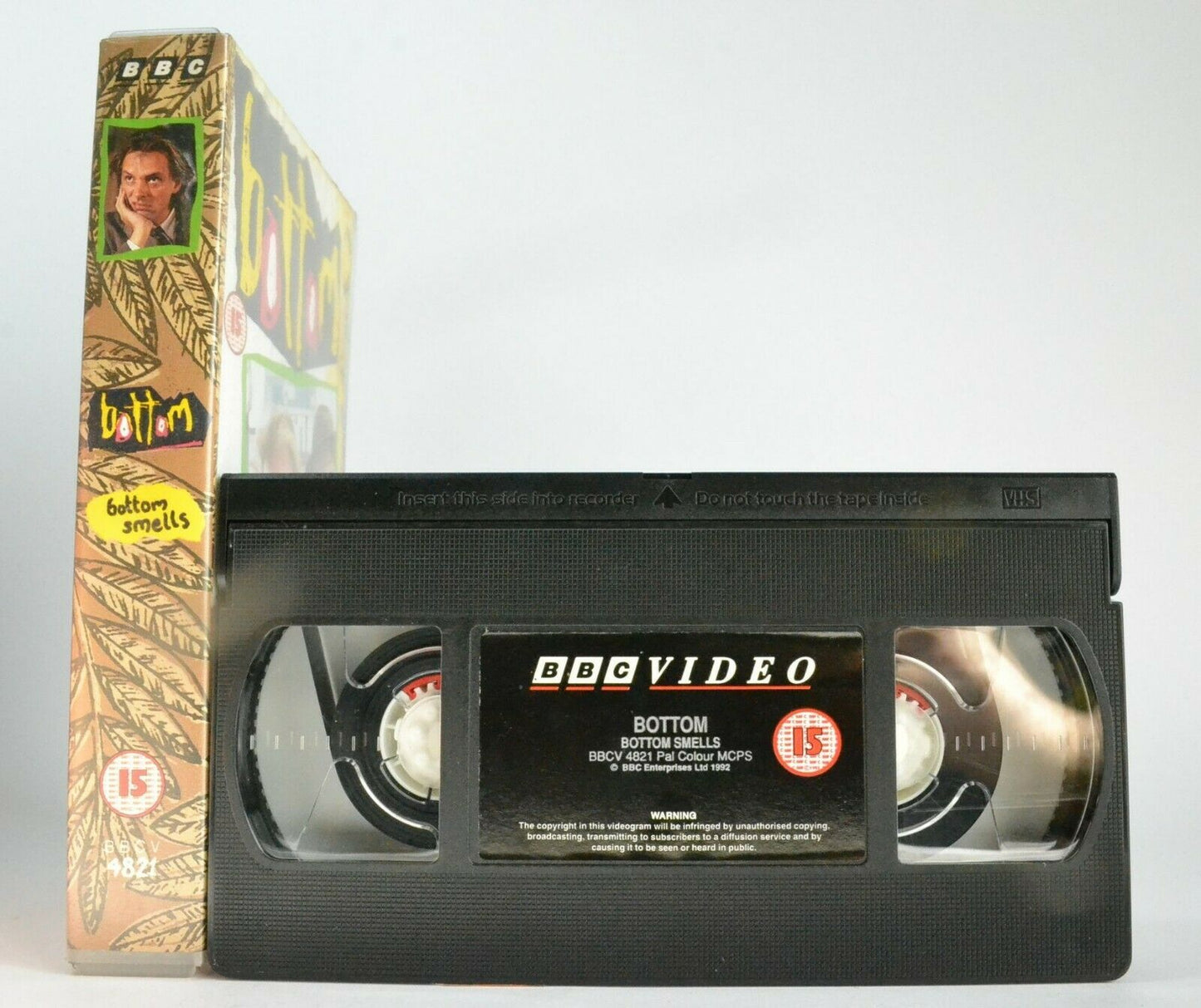 Bottom: 'Bottom Smells' -{BBC Series}- Rik Mayall / Adrian Edmondson - Pal VHS-