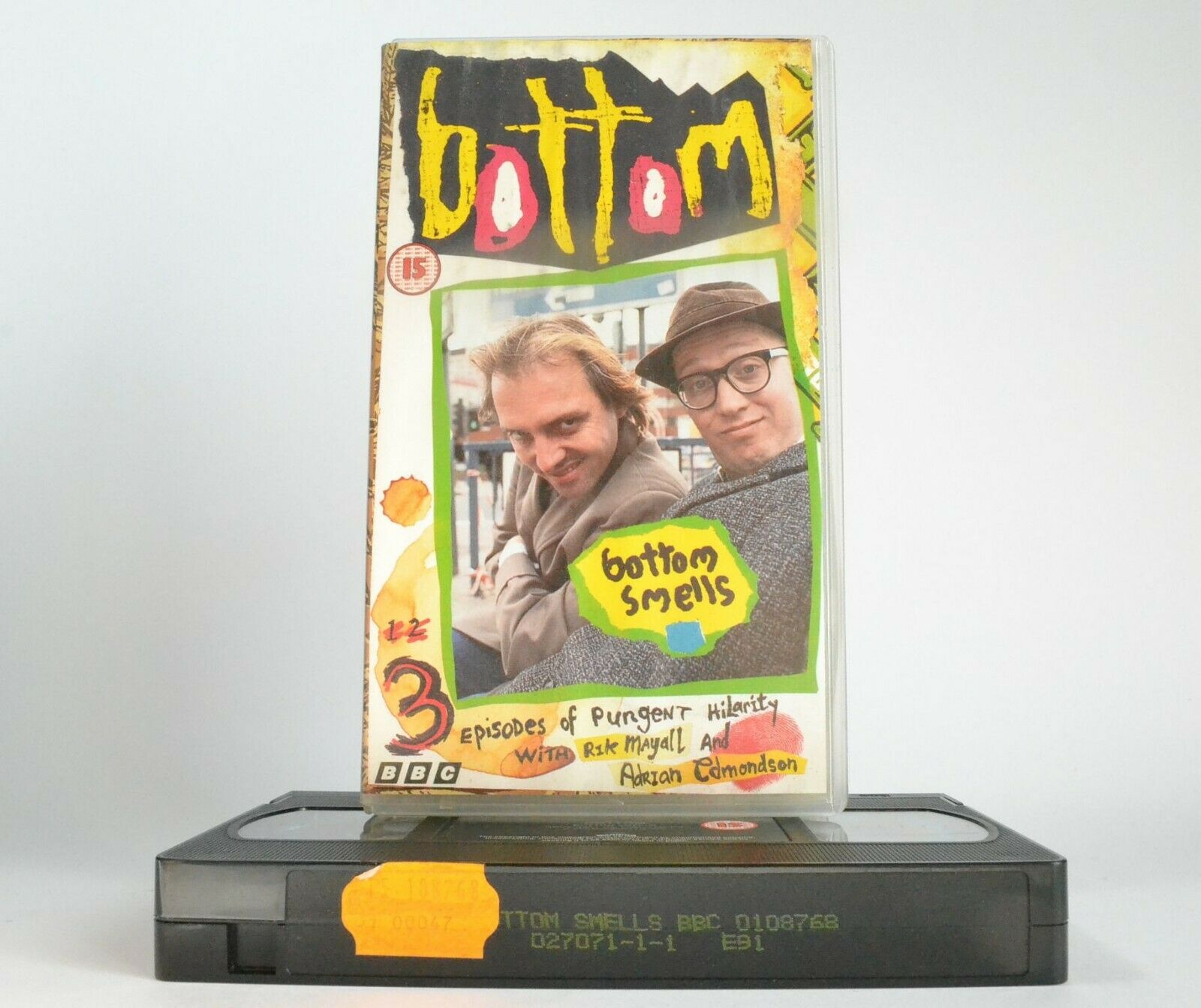 Bottom: 'Bottom Smells' -{BBC Series}- Rik Mayall / Adrian Edmondson - Pal VHS-