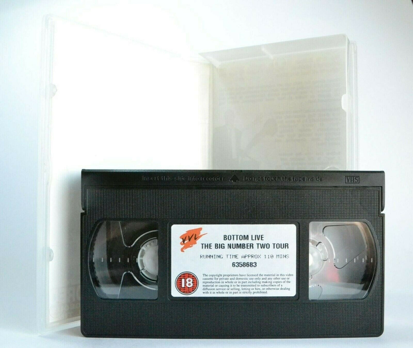 Bottom Live: The Big Number 2 Tour - Comedy - Rik Mayall/Adrian Edmondson - VHS-