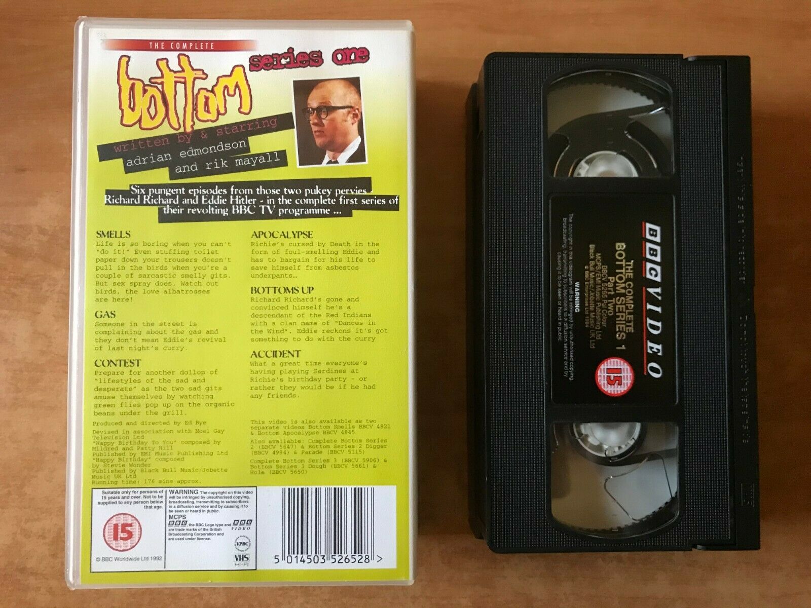 Bottom (Series 1): Apocalypse - BBC Series - Comedy - Adrian Edmondson - Pal VHS-