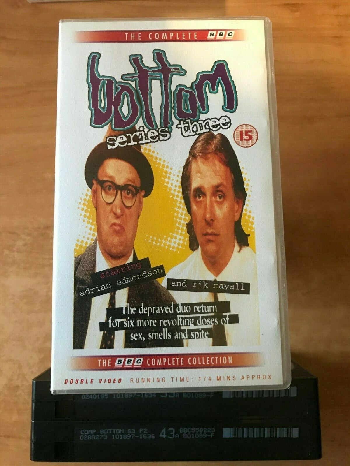 Bottom (Series 3): Terror - BBC Series - Adrian Edmondson / Rik Mayall - Pal VHS-