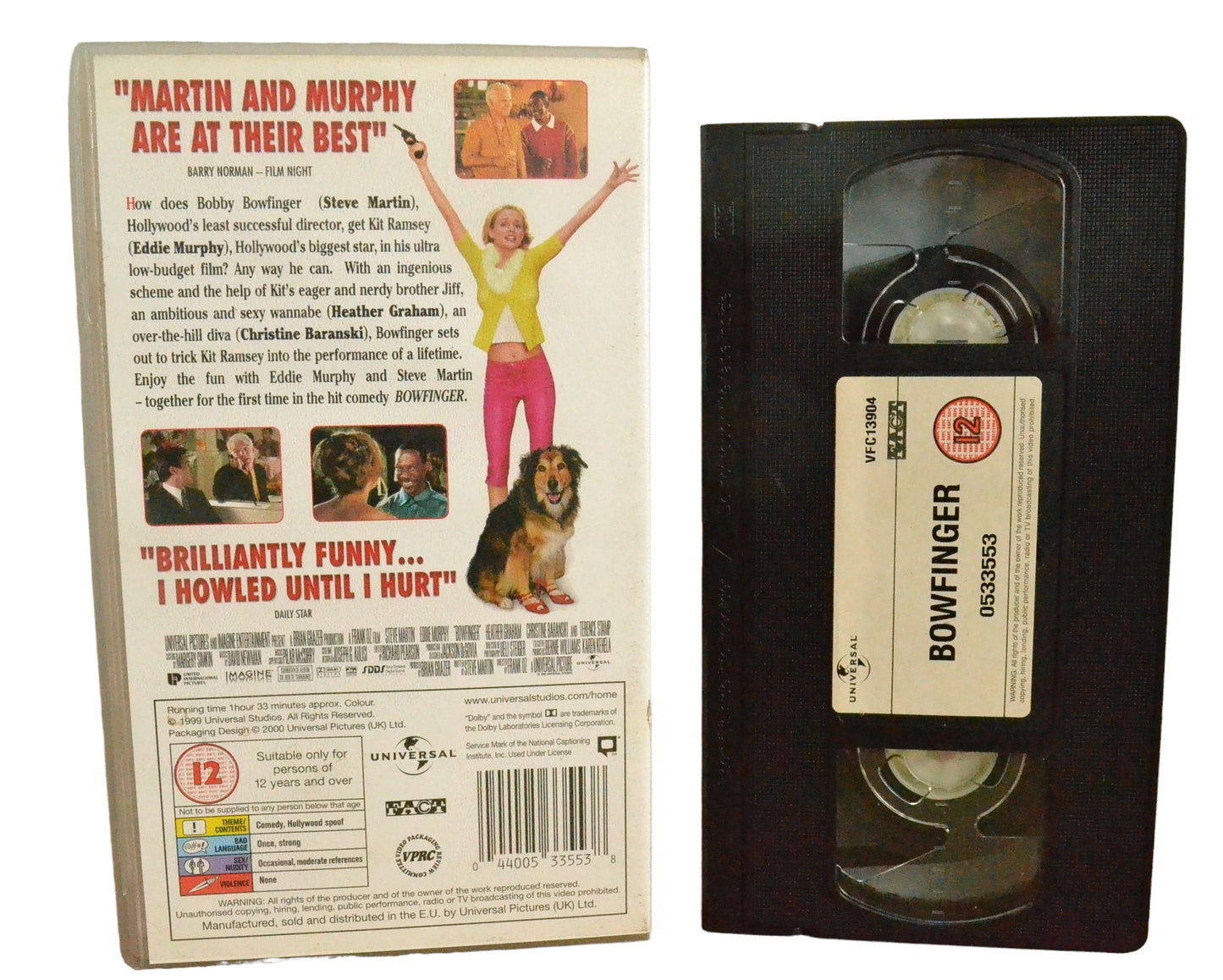 Bowfinger (The Con Is On) - Steve Martin - Universal - VFC13904 - Comedy - Pal - VHS-