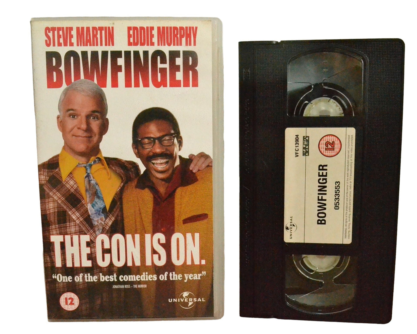 Bowfinger (The Con Is On) - Steve Martin - Universal - VFC13904 - Comedy - Pal - VHS-